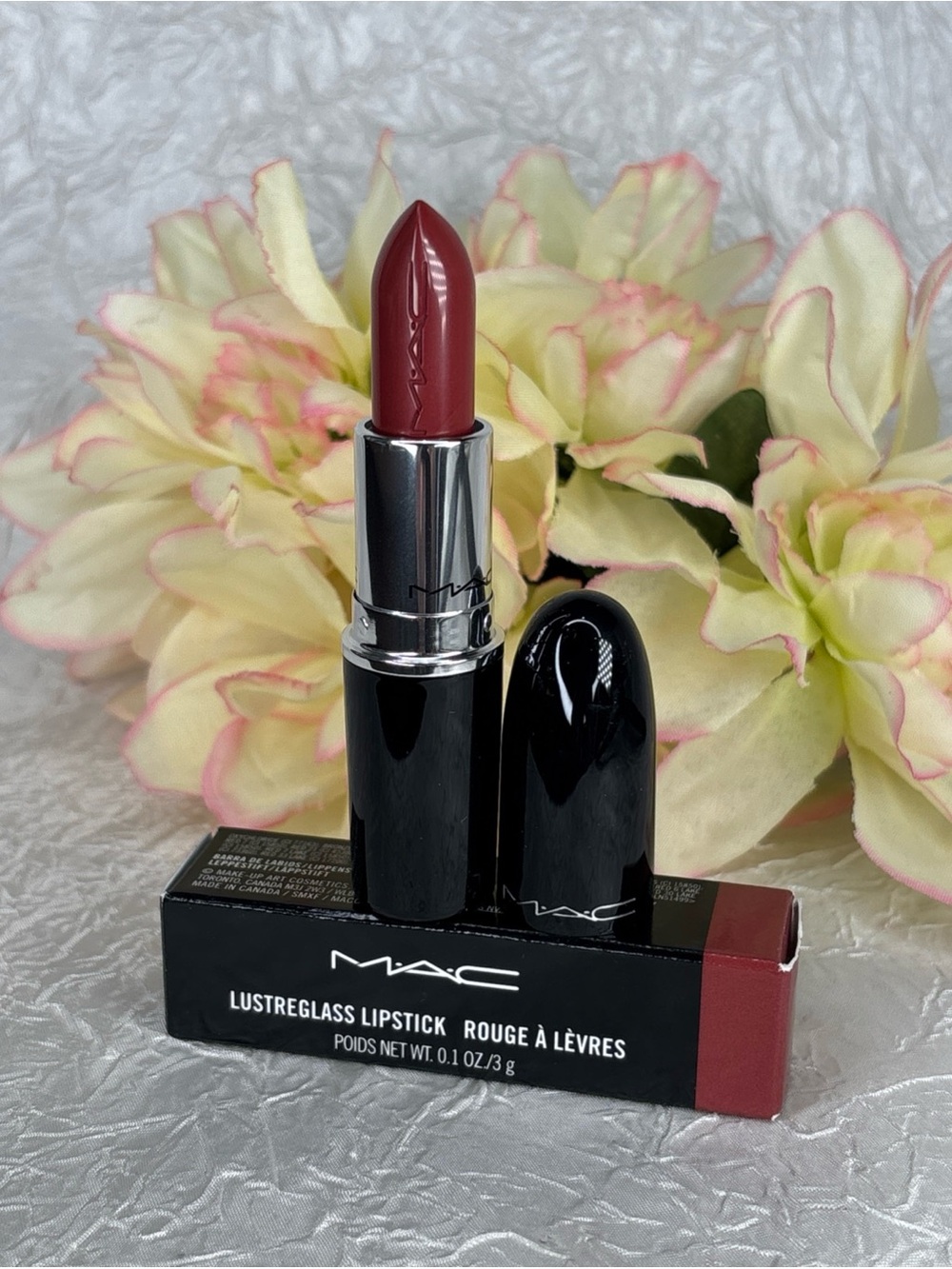 MAC Lustreglass Lipstick - 544 Business Casual - Full Size NIB Disc